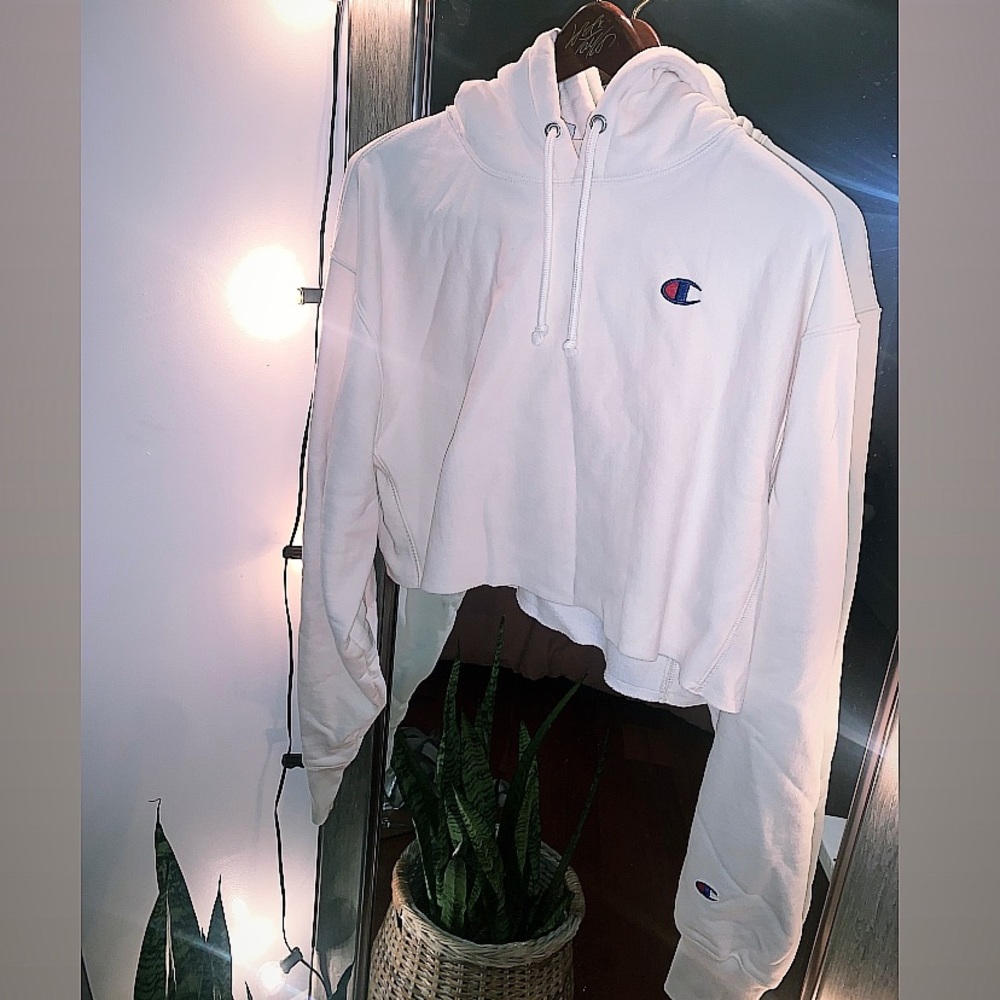 EXCELLENT condition champion hoodie crop